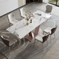 Modern Sintered Stone Top Dining Set Rectangle 1/4/6/7 Pieces Dining Room Table Set Clearhalo 'Dining Room Sets' 'Dining Tables & Seating' 'dining_room_set' 'furn' 'furn_dining_room_set' 'Furniture' 'furniture_dining_room_set' 'Kitchen & Dining Furniture' 5062516