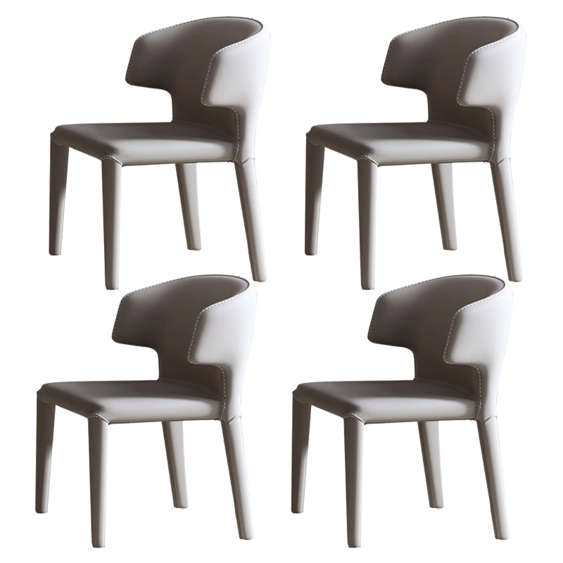 Modern Rectangle Dinette Set 1/3/4/7 Pieces Sintered Stone Top Dining Table Set 4 Grey Chairs Clearhalo 'Dining Room Sets' 'Dining Tables & Seating' 'dining_room_set' 'furn' 'furn_dining_room_set' 'Furniture' 'furniture_dining_room_set' 'Kitchen & Dining Furniture' 5062529