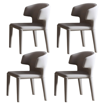 Modern Rectangle Dinette Set 1/3/4/7 Pieces Sintered Stone Top Dining Table Set 4 Grey Chairs Clearhalo 'Dining Room Sets' 'Dining Tables & Seating' 'dining_room_set' 'furn' 'furn_dining_room_set' 'Furniture' 'furniture_dining_room_set' 'Kitchen & Dining Furniture' 5062529