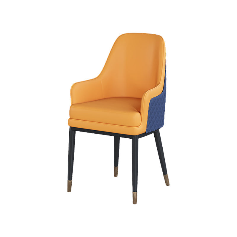 Glam Iron Dinette Set 1/2/5/7 Pieces Dining Table Set with Rectangle Sintered Stone Top Clearhalo 'Dining Room Sets' 'Dining Tables & Seating' 'dining_room_set' 'furn' 'furn_dining_room_set' 'Furniture' 'furniture_dining_room_set' 'Kitchen & Dining Furniture' 5062573