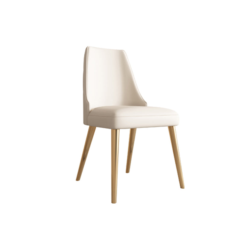 Modern Leatherwear Dinette Set 1/4/5/7 Pieces White Sintered Stone Top Dining Table Set Clearhalo 'Dining Room Sets' 'Dining Tables & Seating' 'dining_room_set' 'furn' 'furn_dining_room_set' 'Furniture' 'furniture_dining_room_set' 'Kitchen & Dining Furniture' 5062615