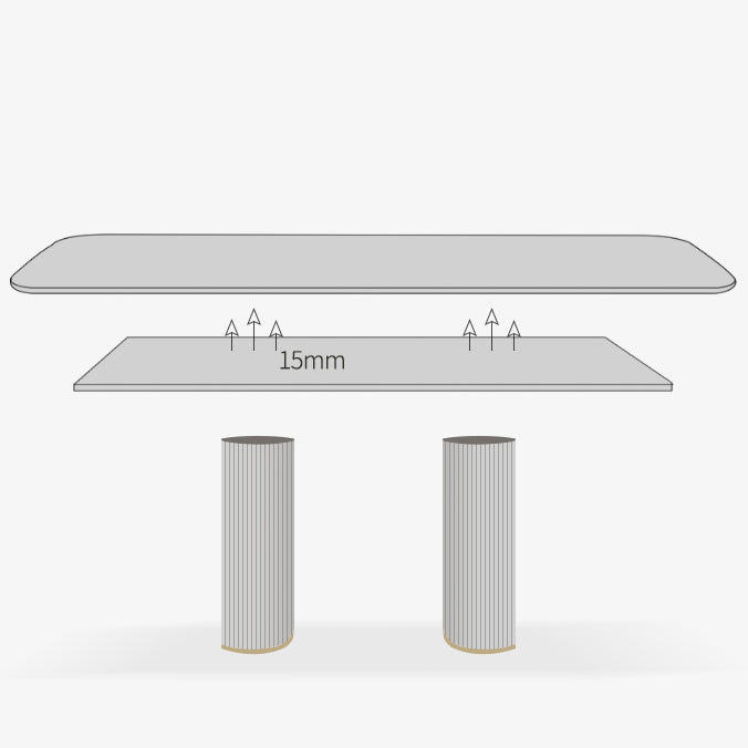 Modern Leatherwear Dinette Set 1/4/5/7 Pieces White Sintered Stone Top Dining Table Set Clearhalo 'Dining Room Sets' 'Dining Tables & Seating' 'dining_room_set' 'furn' 'furn_dining_room_set' 'Furniture' 'furniture_dining_room_set' 'Kitchen & Dining Furniture' 5062618