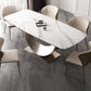 Modern Sintered Stone Top Dining Set Rectangle 1/4/5/6 Pieces Dining Room Table Set Clearhalo 'Dining Room Sets' 'Dining Tables & Seating' 'dining_room_set' 'furn' 'furn_dining_room_set' 'Furniture' 'furniture_dining_room_set' 'Kitchen & Dining Furniture' 5062664