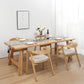 Solid Wood Top Dining Table Modern Simple Table with 4 Legs for Living Room 70.9"L x 31.5"W x 29.5"H Without Chairs Clearhalo 'Dining Tables & Seating' 'Dining Tables' 'dining_table' 'furn' 'furn_dining_table' 'Furniture' 'furniture_dining_table' 'Kitchen & Dining Furniture' 5062693