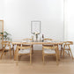 Solid Wood Top Dining Table Modern Simple Table with 4 Legs for Living Room 78.7"L x 31.5"W x 29.5"H Without Chairs Clearhalo 'Dining Tables & Seating' 'Dining Tables' 'dining_table' 'furn' 'furn_dining_table' 'Furniture' 'furniture_dining_table' 'Kitchen & Dining Furniture' 5062694