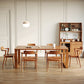 Modern Rectangle Counter Dining Table Trestle Solid Wood Natural Dining Site Table 70.9"L x 31.5"W x 29.5"H Without Chairs Clearhalo 'Dining Tables & Seating' 'Dining Tables' 'dining_table' 'furn' 'furn_dining_table' 'Furniture' 'furniture_dining_table' 'Kitchen & Dining Furniture' 5062712