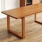 Modern Rectangle Counter Dining Table Trestle Solid Wood Natural Dining Site Table Clearhalo 'Dining Tables & Seating' 'Dining Tables' 'dining_table' 'furn' 'furn_dining_table' 'Furniture' 'furniture_dining_table' 'Kitchen & Dining Furniture' 5062717