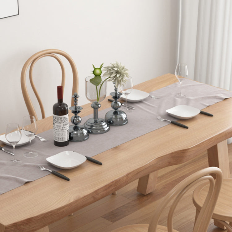 Living Room Solid Wood Top Table Modern Simple Table with 4 Legs Clearhalo 'Dining Tables & Seating' 'Dining Tables' 'dining_table' 'furn' 'furn_dining_table' 'Furniture' 'furniture_dining_table' 'Kitchen & Dining Furniture' 5062750