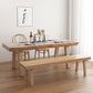 Living Room Solid Wood Top Table Modern Simple Table with 4 Legs Clearhalo 'Dining Tables & Seating' 'Dining Tables' 'dining_table' 'furn' 'furn_dining_table' 'Furniture' 'furniture_dining_table' 'Kitchen & Dining Furniture' 5062753