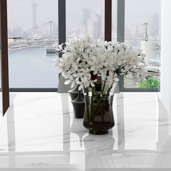 Tripod Base Dining Table Traditional Luxury Rectangle Stone and Iron Dining Table Clearhalo 'Dining Tables & Seating' 'Dining Tables' 'dining_table' 'furn' 'furn_dining_table' 'Furniture' 'furniture_dining_table' 'Kitchen & Dining Furniture' 5062771