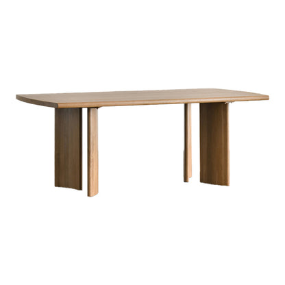 Contemporary Solid Wood Table for Restaurant Rectangle Dining Table with 4 Legs Without Chairs Clearhalo 'Dining Tables & Seating' 'Dining Tables' 'dining_table' 'furn' 'furn_dining_table' 'Furniture' 'furniture_dining_table' 'Kitchen & Dining Furniture' 5062800