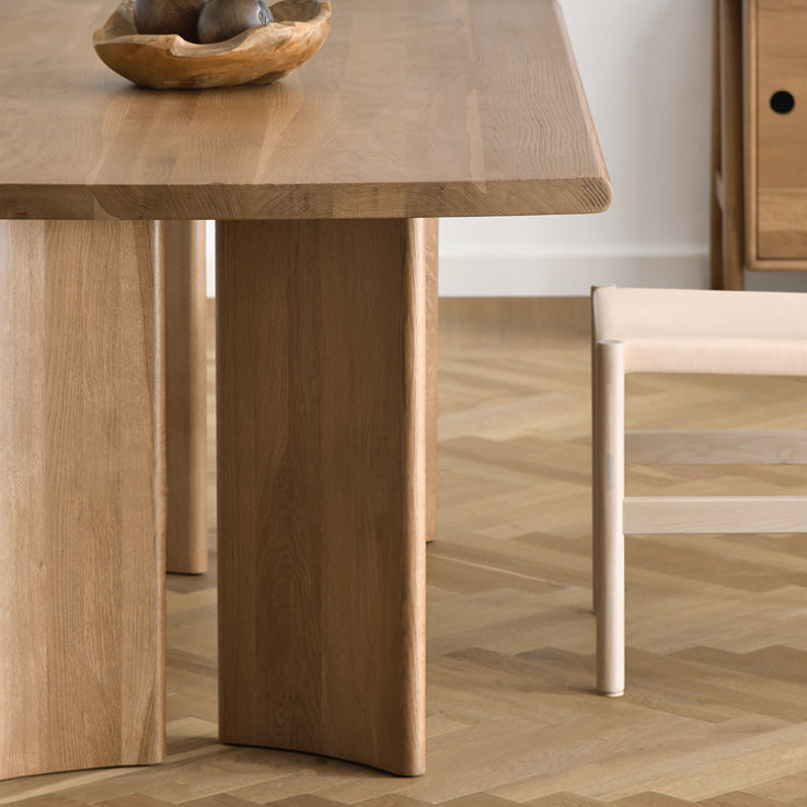 Contemporary Solid Wood Table for Restaurant Rectangle Dining Table with 4 Legs Clearhalo 'Dining Tables & Seating' 'Dining Tables' 'dining_table' 'furn' 'furn_dining_table' 'Furniture' 'furniture_dining_table' 'Kitchen & Dining Furniture' 5062801