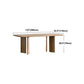 Contemporary Solid Wood Table for Restaurant Rectangle Dining Table with 4 Legs Clearhalo 'Dining Tables & Seating' 'Dining Tables' 'dining_table' 'furn' 'furn_dining_table' 'Furniture' 'furniture_dining_table' 'Kitchen & Dining Furniture' 5062809