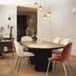 Modern Style Oval Table Solid Wood Double Pedestal Dining Room Furniture 63"L x 31.5"W x 29.5"H Without Chairs Clearhalo 'Dining Tables & Seating' 'Dining Tables' 'dining_table' 'furn' 'furn_dining_table' 'Furniture' 'furniture_dining_table' 'Kitchen & Dining Furniture' 5063069