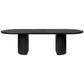 Modern Style Oval Table Solid Wood Double Pedestal Dining Room Furniture Clearhalo 'Dining Tables & Seating' 'Dining Tables' 'dining_table' 'furn' 'furn_dining_table' 'Furniture' 'furniture_dining_table' 'Kitchen & Dining Furniture' 5063070