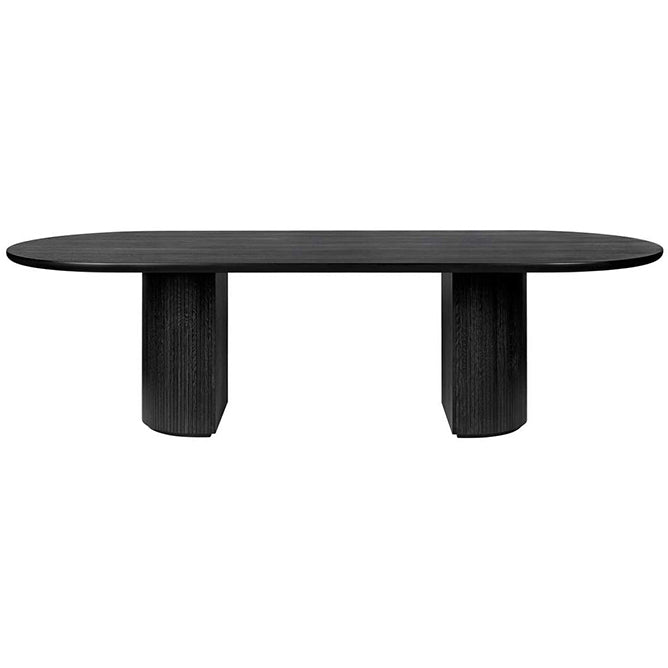 Modern Style Oval Table Solid Wood Double Pedestal Dining Room Furniture Clearhalo 'Dining Tables & Seating' 'Dining Tables' 'dining_table' 'furn' 'furn_dining_table' 'Furniture' 'furniture_dining_table' 'Kitchen & Dining Furniture' 5063070