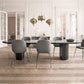 Modern Style Oval Table Solid Wood Double Pedestal Dining Room Furniture Clearhalo 'Dining Tables & Seating' 'Dining Tables' 'dining_table' 'furn' 'furn_dining_table' 'Furniture' 'furniture_dining_table' 'Kitchen & Dining Furniture' 5063073