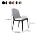 Armless Dining Chairs Modern Faux Leather Side Chairs for Home Clearhalo 'Dining Chairs' 'Dining Tables & Seating' 'dining_chair' 'furn' 'furn_dining_chair' 'Furniture' 'furniture_dining_chair' 'Kitchen & Dining Furniture' 5063129