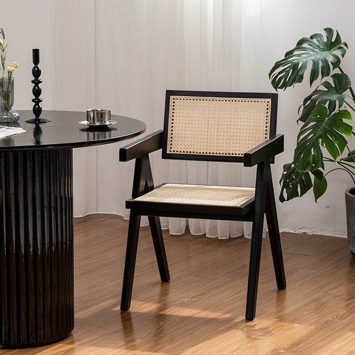 Modern Kitchen Side Dining Chairs Oak Wood Side Chairs for Home Clearhalo 'Dining Chairs' 'Dining Tables & Seating' 'dining_chair' 'furn' 'furn_dining_chair' 'Furniture' 'furniture_dining_chair' 'Kitchen & Dining Furniture' 5063173