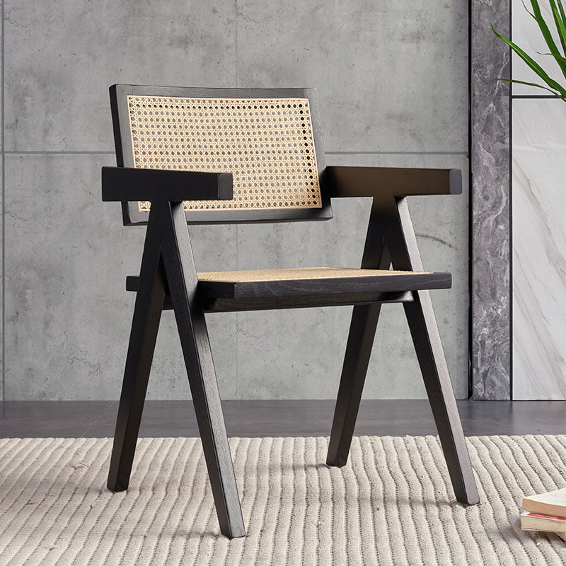 Modern Kitchen Side Dining Chairs Oak Wood Side Chairs for Home Clearhalo 'Dining Chairs' 'Dining Tables & Seating' 'dining_chair' 'furn' 'furn_dining_chair' 'Furniture' 'furniture_dining_chair' 'Kitchen & Dining Furniture' 5063176