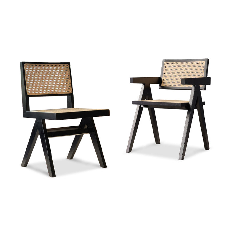 Modern Kitchen Side Dining Chairs Oak Wood Side Chairs for Home Clearhalo 'Dining Chairs' 'Dining Tables & Seating' 'dining_chair' 'furn' 'furn_dining_chair' 'Furniture' 'furniture_dining_chair' 'Kitchen & Dining Furniture' 5063181