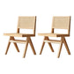 Modern Kitchen Side Dining Chairs Oak Wood Side Chairs for Home Natural 2 Piece Set Clearhalo 'Dining Chairs' 'Dining Tables & Seating' 'dining_chair' 'furn' 'furn_dining_chair' 'Furniture' 'furniture_dining_chair' 'Kitchen & Dining Furniture' 5063188