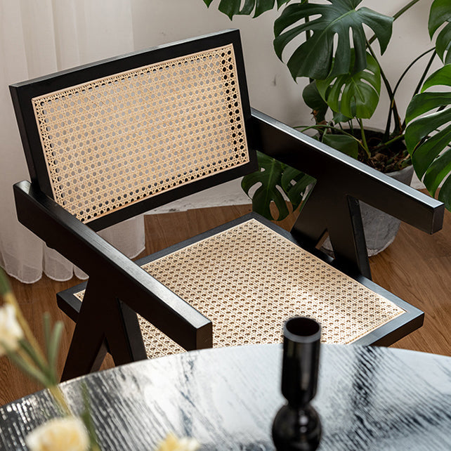 Modern Kitchen Side Dining Chairs Oak Wood Side Chairs for Home Clearhalo 'Dining Chairs' 'Dining Tables & Seating' 'dining_chair' 'furn' 'furn_dining_chair' 'Furniture' 'furniture_dining_chair' 'Kitchen & Dining Furniture' 5063190