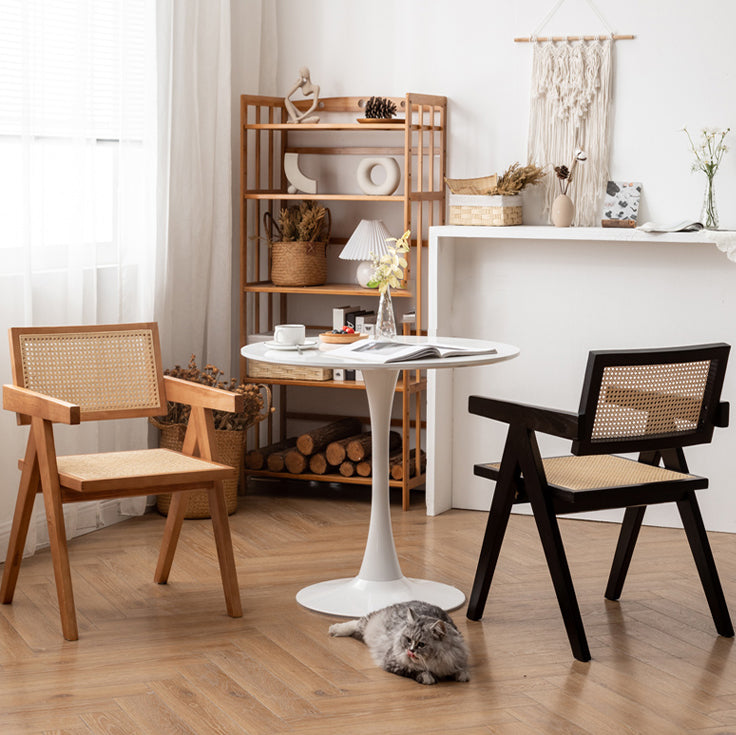 Modern Kitchen Side Dining Chairs Oak Wood Side Chairs for Home Clearhalo 'Dining Chairs' 'Dining Tables & Seating' 'dining_chair' 'furn' 'furn_dining_chair' 'Furniture' 'furniture_dining_chair' 'Kitchen & Dining Furniture' 5063192