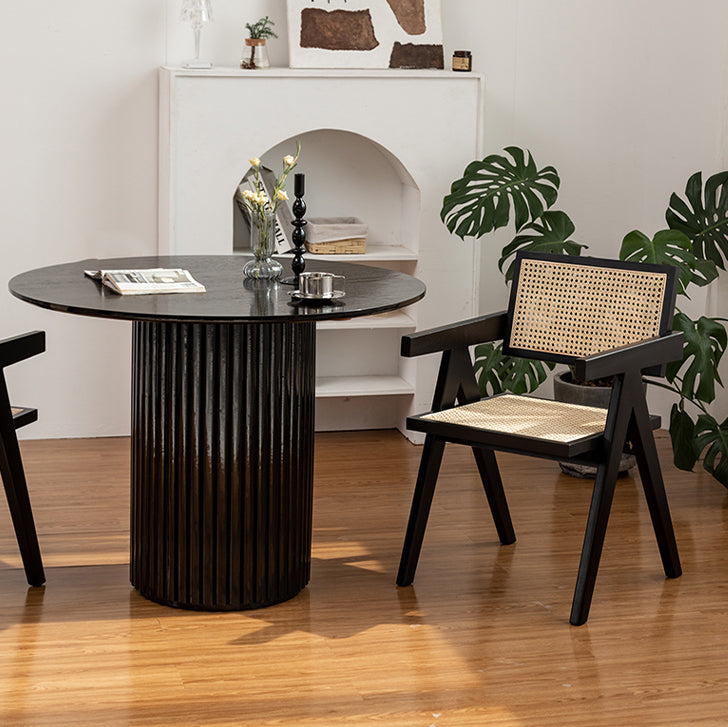 Modern Kitchen Side Dining Chairs Oak Wood Side Chairs for Home Clearhalo 'Dining Chairs' 'Dining Tables & Seating' 'dining_chair' 'furn' 'furn_dining_chair' 'Furniture' 'furniture_dining_chair' 'Kitchen & Dining Furniture' 5063196