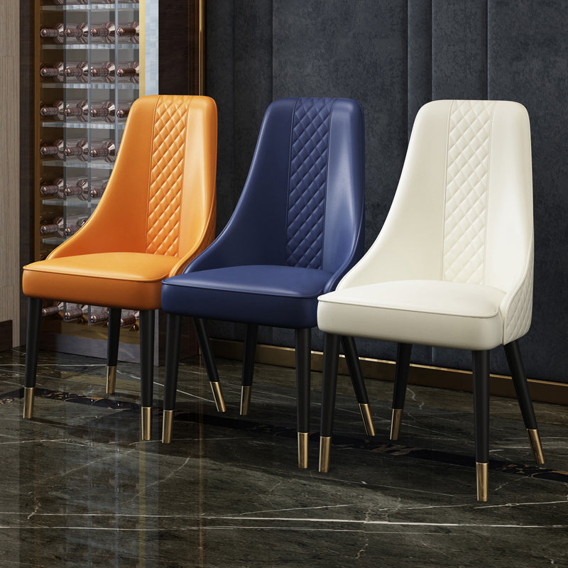 Dining Room Armless Chairs Nordic Solid Wood Kitchen Chair for Home Clearhalo 'Dining Chairs' 'Dining Tables & Seating' 'dining_chair' 'furn' 'furn_dining_chair' 'Furniture' 'furniture_dining_chair' 'Kitchen & Dining Furniture' 5063199