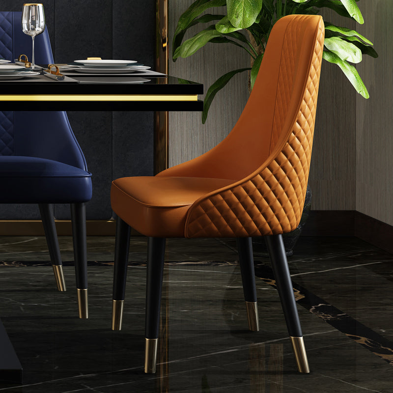 Dining Room Armless Chairs Nordic Solid Wood Kitchen Chair for Home Clearhalo 'Dining Chairs' 'Dining Tables & Seating' 'dining_chair' 'furn' 'furn_dining_chair' 'Furniture' 'furniture_dining_chair' 'Kitchen & Dining Furniture' 5063205