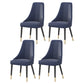 Dining Room Armless Chairs Nordic Solid Wood Kitchen Chair for Home Blue 4 Piece Set Clearhalo 'Dining Chairs' 'Dining Tables & Seating' 'dining_chair' 'furn' 'furn_dining_chair' 'Furniture' 'furniture_dining_chair' 'Kitchen & Dining Furniture' 5063209
