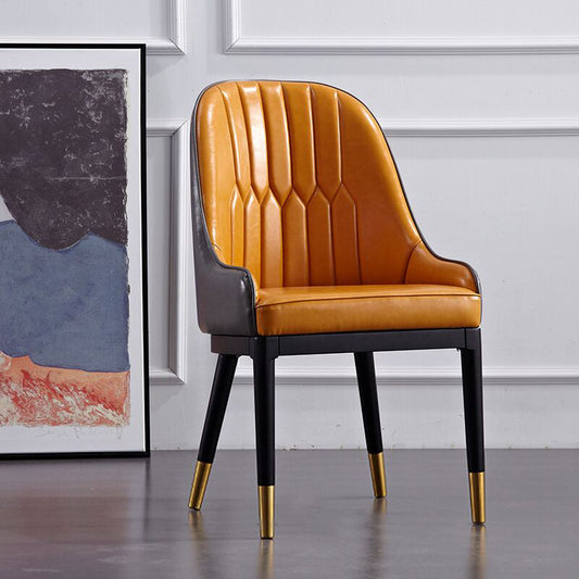 Dining Room Side Chairs Glam Solid Wood Kitchen Armless Chair for Home Clearhalo 'Dining Chairs' 'Dining Tables & Seating' 'dining_chair' 'furn' 'furn_dining_chair' 'Furniture' 'furniture_dining_chair' 'Kitchen & Dining Furniture' 5063221