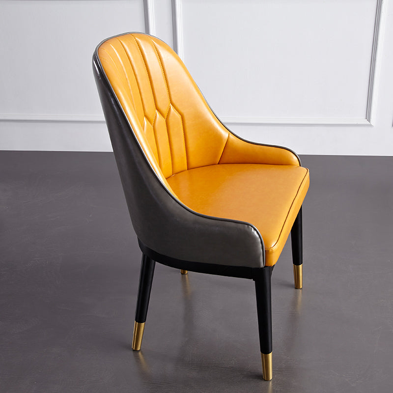 Dining Room Side Chairs Glam Solid Wood Kitchen Armless Chair for Home Clearhalo 'Dining Chairs' 'Dining Tables & Seating' 'dining_chair' 'furn' 'furn_dining_chair' 'Furniture' 'furniture_dining_chair' 'Kitchen & Dining Furniture' 5063225