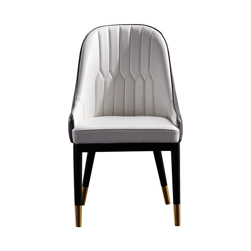 Dining Room Side Chairs Glam Solid Wood Kitchen Armless Chair for Home Clearhalo 'Dining Chairs' 'Dining Tables & Seating' 'dining_chair' 'furn' 'furn_dining_chair' 'Furniture' 'furniture_dining_chair' 'Kitchen & Dining Furniture' 5063227