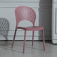 Scandinavian Plastic Armless Chair Kitchen Dining Room Open Back Chair Clearhalo 'Dining Chairs' 'Dining Tables & Seating' 'dining_chair' 'furn' 'furn_dining_chair' 'Furniture' 'furniture_dining_chair' 'Kitchen & Dining Furniture' 5063244