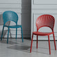 Scandinavian Plastic Armless Chair Kitchen Dining Room Open Back Chair Clearhalo 'Dining Chairs' 'Dining Tables & Seating' 'dining_chair' 'furn' 'furn_dining_chair' 'Furniture' 'furniture_dining_chair' 'Kitchen & Dining Furniture' 5063260