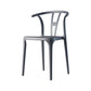 Contemporary Style Side Chair Plastic Dining Side Chair for Indoor Light Gray 1 Piece Clearhalo 'Dining Chairs' 'Dining Tables & Seating' 'dining_chair' 'furn' 'furn_dining_chair' 'Furniture' 'furniture_dining_chair' 'Kitchen & Dining Furniture' 5063295