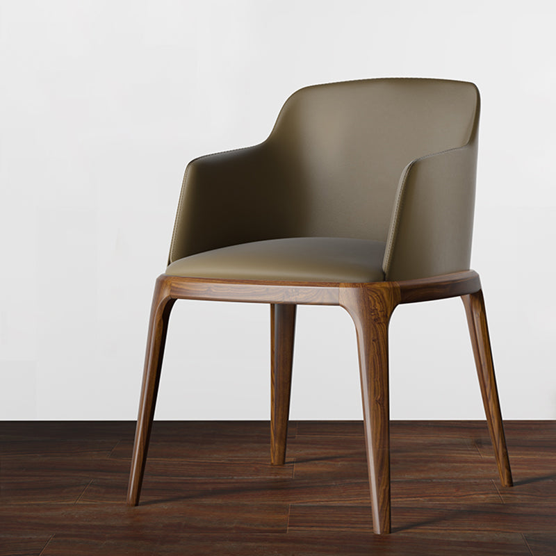 Dining Room Side Chairs Contemporary Solid Wood Kitchen Chair for Home Clearhalo 'Dining Chairs' 'Dining Tables & Seating' 'dining_chair' 'furn' 'furn_dining_chair' 'Furniture' 'furniture_dining_chair' 'Kitchen & Dining Furniture' 5063343