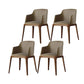 Dining Room Side Chairs Contemporary Solid Wood Kitchen Chair for Home Khaki With Arms 4 Piece Set Clearhalo 'Dining Chairs' 'Dining Tables & Seating' 'dining_chair' 'furn' 'furn_dining_chair' 'Furniture' 'furniture_dining_chair' 'Kitchen & Dining Furniture' 5063357
