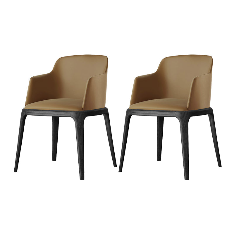 Dining Room Side Chairs Contemporary Solid Wood Kitchen Chair for Home Coffee With Arms 2 Piece Set Clearhalo 'Dining Chairs' 'Dining Tables & Seating' 'dining_chair' 'furn' 'furn_dining_chair' 'Furniture' 'furniture_dining_chair' 'Kitchen & Dining Furniture' 5063359