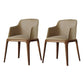 Dining Room Side Chairs Contemporary Solid Wood Kitchen Chair for Home Light Khaki With Arms 2 Piece Set Clearhalo 'Dining Chairs' 'Dining Tables & Seating' 'dining_chair' 'furn' 'furn_dining_chair' 'Furniture' 'furniture_dining_chair' 'Kitchen & Dining Furniture' 5063364