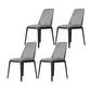 Dining Room Side Chairs Contemporary Solid Wood Kitchen Chair for Home Grey Armless 4 Piece Set Clearhalo 'Dining Chairs' 'Dining Tables & Seating' 'dining_chair' 'furn' 'furn_dining_chair' 'Furniture' 'furniture_dining_chair' 'Kitchen & Dining Furniture' 5063369