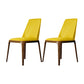 Dining Room Side Chairs Contemporary Solid Wood Kitchen Chair for Home Yellow Armless 2 Piece Set Clearhalo 'Dining Chairs' 'Dining Tables & Seating' 'dining_chair' 'furn' 'furn_dining_chair' 'Furniture' 'furniture_dining_chair' 'Kitchen & Dining Furniture' 5063372