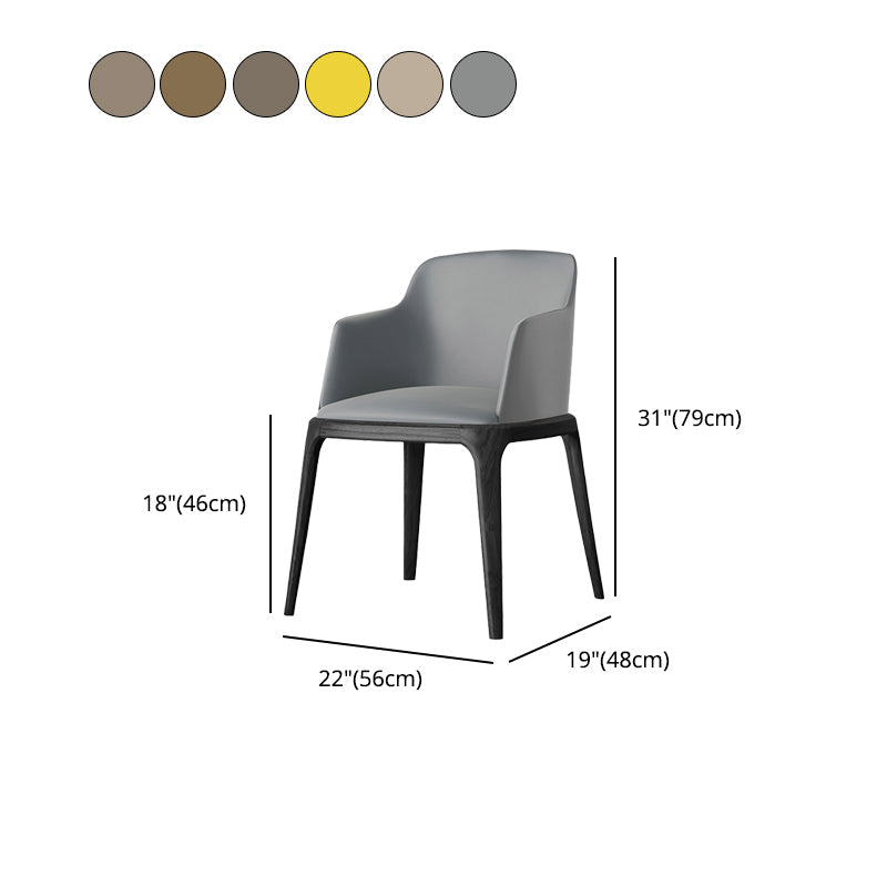 Dining Room Side Chairs Contemporary Solid Wood Kitchen Chair for Home Clearhalo 'Dining Chairs' 'Dining Tables & Seating' 'dining_chair' 'furn' 'furn_dining_chair' 'Furniture' 'furniture_dining_chair' 'Kitchen & Dining Furniture' 5063380
