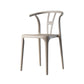 Scandinavian Plastic Armless Chair Dining Room Open Back Chair Camel 1 Piece Clearhalo 'Dining Chairs' 'Dining Tables & Seating' 'dining_chair' 'Furniture' 'furniture_dining_chair' 'Kitchen & Dining Furniture' 5063429