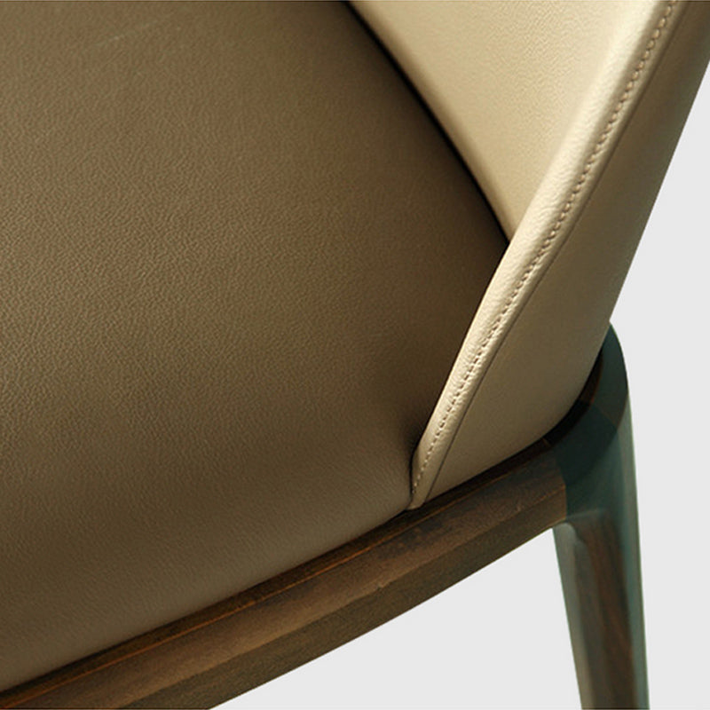 Arml Dining Chairs Modern Faux Leather Side Chairs for Dining Room Clearhalo 'Dining Chairs' 'Dining Tables & Seating' 'dining_chair' 'furn' 'furn_dining_chair' 'Furniture' 'furniture_dining_chair' 'Kitchen & Dining Furniture' 5063454