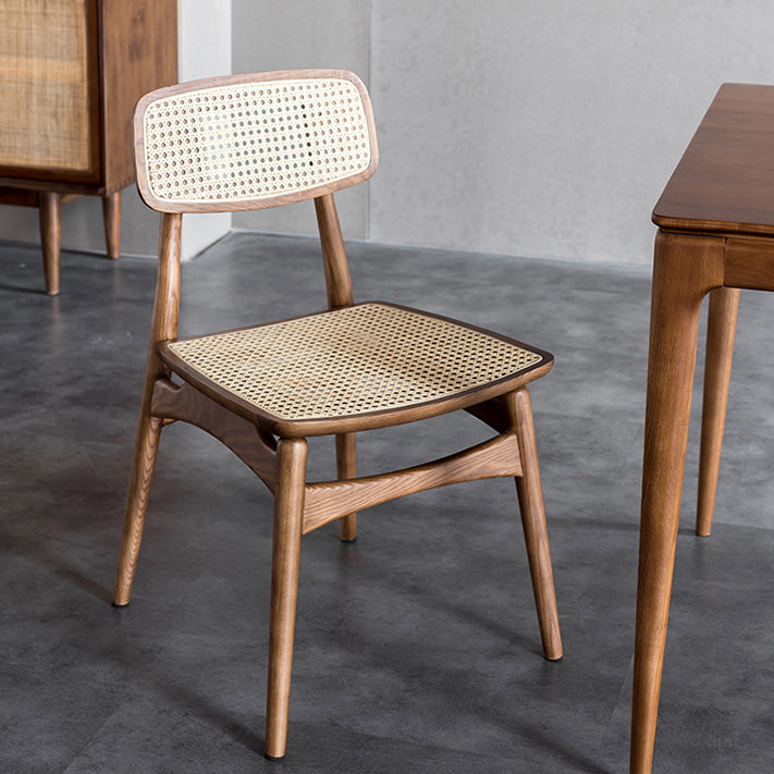 Solid Wood Side Chair Glam Style Indoor Dining Chair (Set of 2) Clearhalo 'Dining Chairs' 'Dining Tables & Seating' 'dining_chair' 'furn' 'furn_dining_chair' 'Furniture' 'furniture_dining_chair' 'Kitchen & Dining Furniture' 5063496