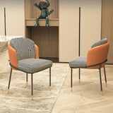 Parsons Side Chair Modern Style Linen Dining Chair for Dining Room Clearhalo 'Dining Chairs' 'Dining Tables & Seating' 'dining_chair' 'furn' 'furn_dining_chair' 'Furniture' 'furniture_dining_chair' 'Kitchen & Dining Furniture' 5063499