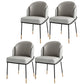 Parsons Side Chair Modern Style Linen Dining Chair for Dining Room Grey 4 Piece Set Clearhalo 'Dining Chairs' 'Dining Tables & Seating' 'dining_chair' 'furn' 'furn_dining_chair' 'Furniture' 'furniture_dining_chair' 'Kitchen & Dining Furniture' 5063504